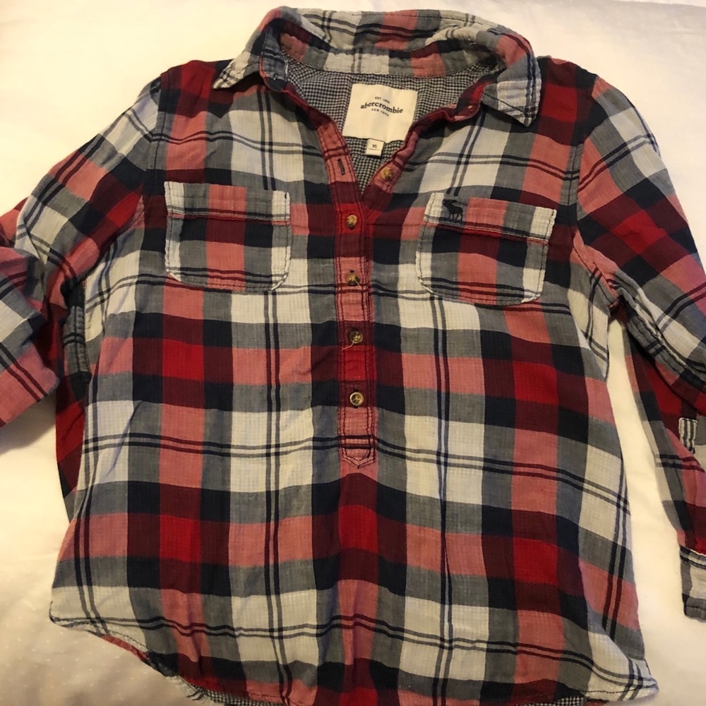 Soft Flannel From Abercombie&Fitch ♥️🤍💙